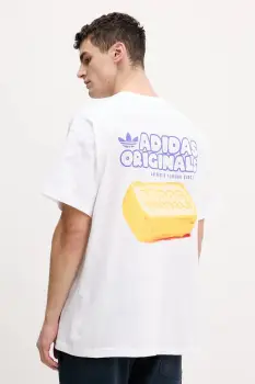 adidas Originals tricou din bumbac Butter culoarea alb, cu imprimeu, KY2930 imagine