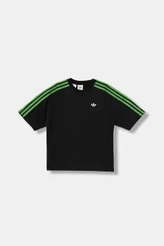 adidas Originals tricou din bumbac culoarea negru, cu imprimeu, JW7751 imagine