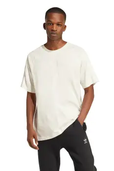 adidas Originals tricou din bumbac Essential barbati, culoarea alb, uni, JD3278 imagine