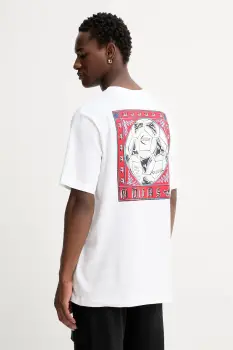 adidas Originals tricou din bumbac Graphic culoarea alb, cu imprimeu, JX3094 imagine