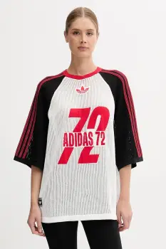 adidas Originals tricou din bumbac Jersey culoarea alb, KD2269 imagine