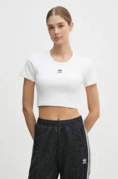 adidas Originals tricou Essential femei, culoarea alb, JC9026 imagine