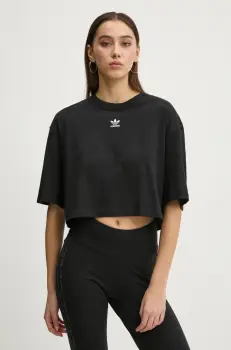 adidas Originals tricou Essential femei, culoarea negru, IW5706 imagine