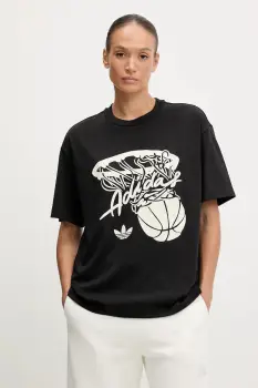 adidas Originals tricou Hot Shot Tee culoarea negru, JY3650 imagine