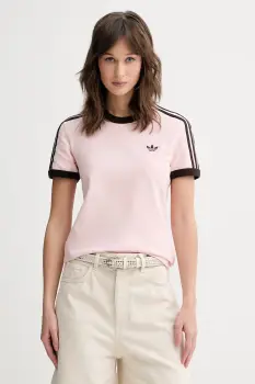 adidas Originals tricou pentru femei, din bumbac cu elastan imagine