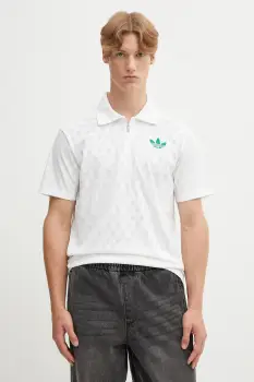 adidas Originals tricou polo culoarea bej, uni, JL9675 imagine