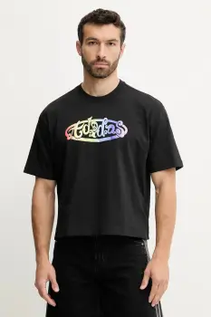 adidas Originals tricou Pride x Jeremy Scott culoarea negru, cu imprimeu, JY2011 imagine