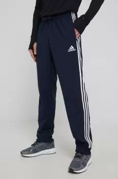 adidas pantaloni barbati, culoarea albastru marin imagine