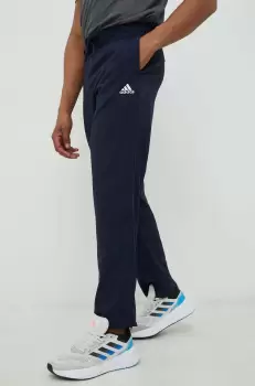 Adidas pantaloni de antrenament Stanford barbati, culoarea albastru marin, cu imprimeu imagine