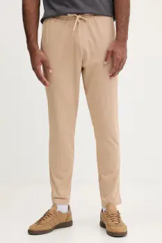 adidas pantaloni de trening 3-Stripes culoarea bej, uni, JX3336 imagine