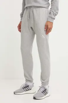 adidas pantaloni de trening All SZN culoarea gri, melanj, IY4148 imagine