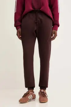 adidas pantaloni de trening All Szn culoarea maro, uni, JX5098 imagine