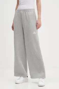 adidas pantaloni de trening All Szn Holiday culoarea gri, uni, JV5758 imagine