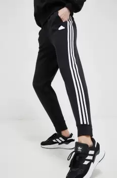 adidas pantaloni de trening culoarea negru, cu imprimeu imagine