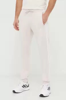 adidas pantaloni de trening culoarea roz, cu imprimeu imagine