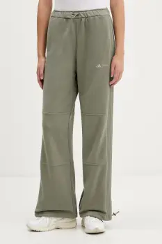 adidas pantaloni de trening din bumbac adidas x Moon Boot culoarea verde, uni, JM1099 imagine