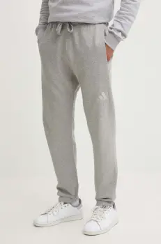adidas pantaloni de trening din bumbac All SZN culoarea gri, melanj, IY6558 imagine