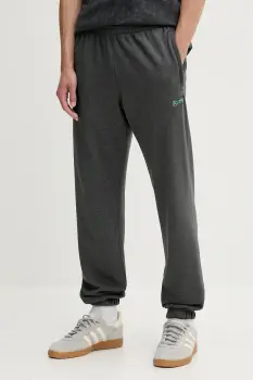 adidas pantaloni de trening din bumbac x Mercedes culoarea gri, melanj, JX8777 imagine