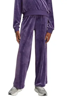 adidas pantaloni de trening din velur pentru copii culoarea violet, uni, JW2440 imagine