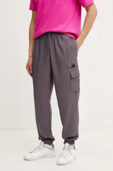 adidas pantaloni de trening Essential barbati, culoarea violet, uni, JD1822 imagine