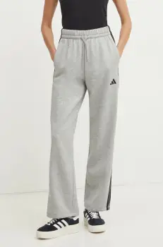 adidas pantaloni de trening Essentials culoarea gri, melanj, JE1302 imagine