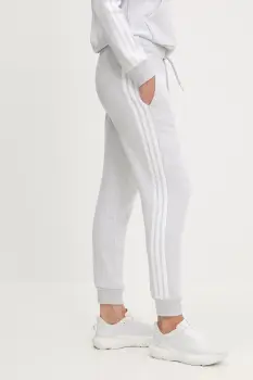 adidas pantaloni de trening Essentials culoarea gri, melanj, JX2546 imagine