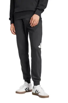 adidas pantaloni de trening Essentials culoarea negru, cu imprimeu, IN6163 imagine