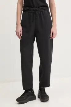 adidas pantaloni de trening Essentials femei, culoarea negru, neted, JD9974 imagine