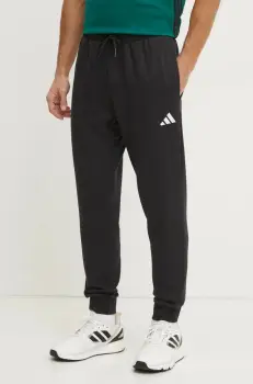 adidas pantaloni de trening Feelcozy culoarea negru, neted, JE3815 imagine