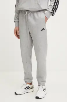 adidas pantaloni de trening Future Icons culoarea gri, melanj, JI8767 imagine