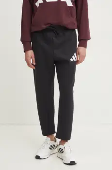 adidas pantaloni de trening Future Icons culoarea negru, neted, JD4910 imagine