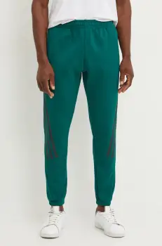 adidas pantaloni de trening Future Icons culoarea verde, cu imprimeu, IW8573 imagine