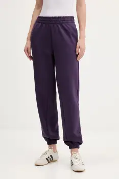 adidas pantaloni de trening Future Icons culoarea violet, cu imprimeu, JX0445 imagine