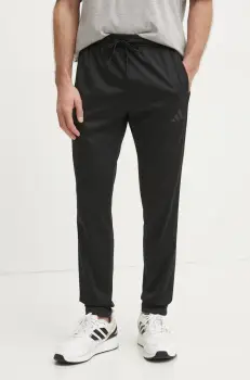 adidas pantaloni de trening M 3S TR RT PT culoarea negru, cu imprimeu, JI8810 imagine