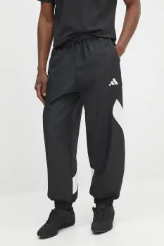 adidas pantaloni de trening M STA SEAS culoarea negru, cu imprimeu, JN1830 imagine
