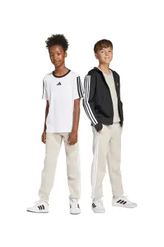 adidas pantaloni de trening pentru copii culoarea bej, cu imprimeu, KB7309 imagine