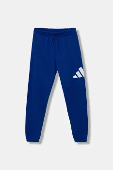 adidas pantaloni de trening pentru copii culoarea bleumarin, cu imprimeu, JV9916 imagine