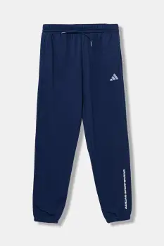 adidas pantaloni de trening pentru copii culoarea bleumarin, cu imprimeu, KC2780 imagine