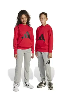 adidas pantaloni de trening pentru copii culoarea gri, cu imprimeu, JD2092 imagine