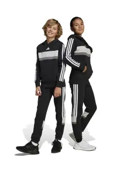 adidas pantaloni de trening pentru copii culoarea negru, cu imprimeu, JC7486 imagine