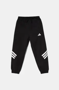 adidas pantaloni de trening pentru copii culoarea negru, cu imprimeu, JD1298 imagine
