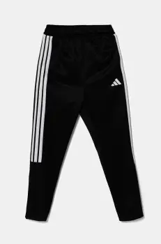 adidas pantaloni de trening pentru copii culoarea negru, cu imprimeu, JI6173 imagine