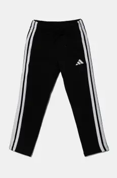 adidas pantaloni de trening pentru copii culoarea negru, cu imprimeu, JJ3449 imagine