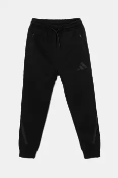 adidas pantaloni de trening pentru copii culoarea negru, uni, JF2491 imagine