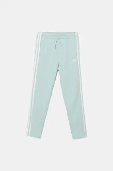 adidas pantaloni de trening pentru copii culoarea turcoaz, cu imprimeu, KB7304 imagine
