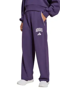 adidas pantaloni de trening pentru copii culoarea violet, cu imprimeu, JV7373 imagine
