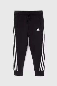 Adidas pantaloni de trening pentru copii G FI 3S culoarea negru, cu imprimeu imagine