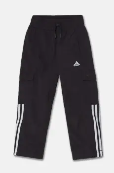 adidas pantaloni de trening pentru copii JAM WV CRG PN culoarea negru, cu imprimeu, IV9455 imagine