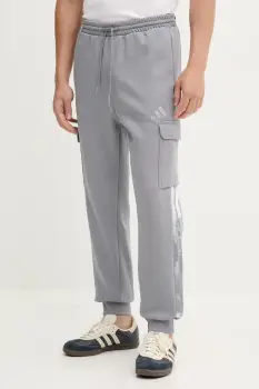 adidas pantaloni de trening Seasonal AOP culoarea gri, cu imprimeu, JM1715 imagine
