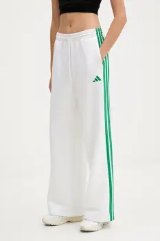 adidas pantaloni de trening Stadium culoarea alb, cu imprimeu, JW0533 imagine